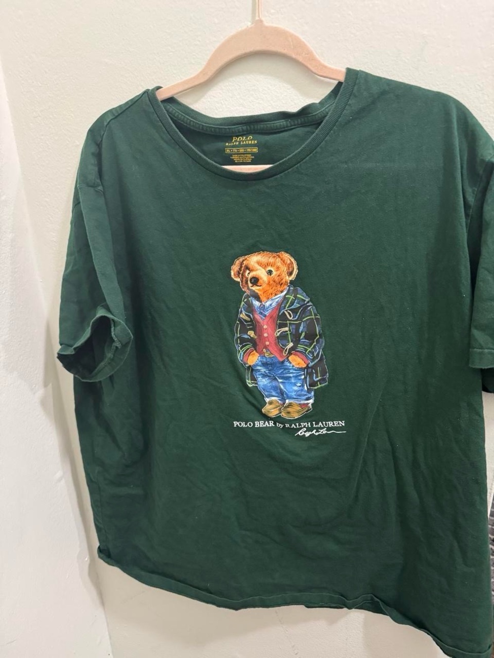 Polo by Ralph Lauren Dark Green Polo Bear Graphic Tee